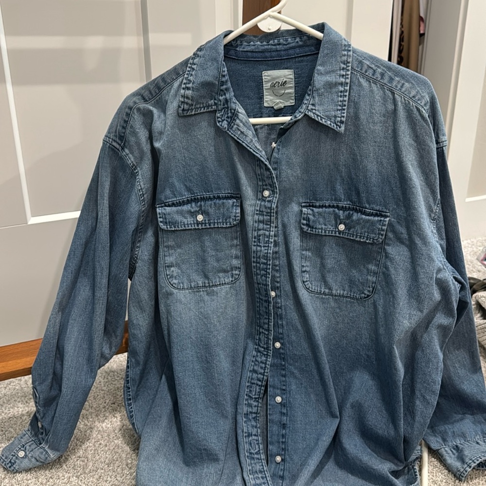 Aerie oversized denim